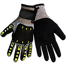 EN388 Certificate Safety Work Level 5 Cut Resistant Impact Gloves